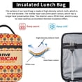thumbnail image 4 of Native-American Heritage Month Portable Lunch Bag Reusable Insulated Tote Box Leakproof Thermal Cooler For Office Work Shopping Picnic Camping Or Travel, 4 of 7