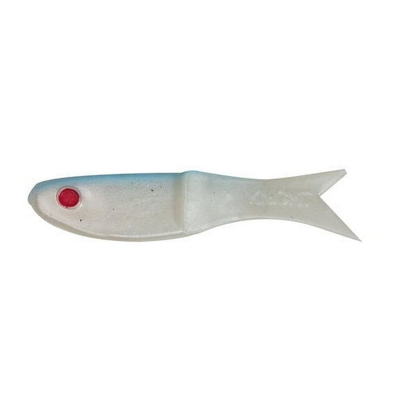 Creme Lure 2.5" Blue/Pearl Lit'l Fishie