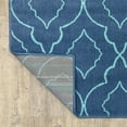 thumbnail image 3 of Oriental Weavers Meridian Area Rug 7541B Navy Waves Swirls 6' 7" x 9' 6" Rectangle, 3 of 9