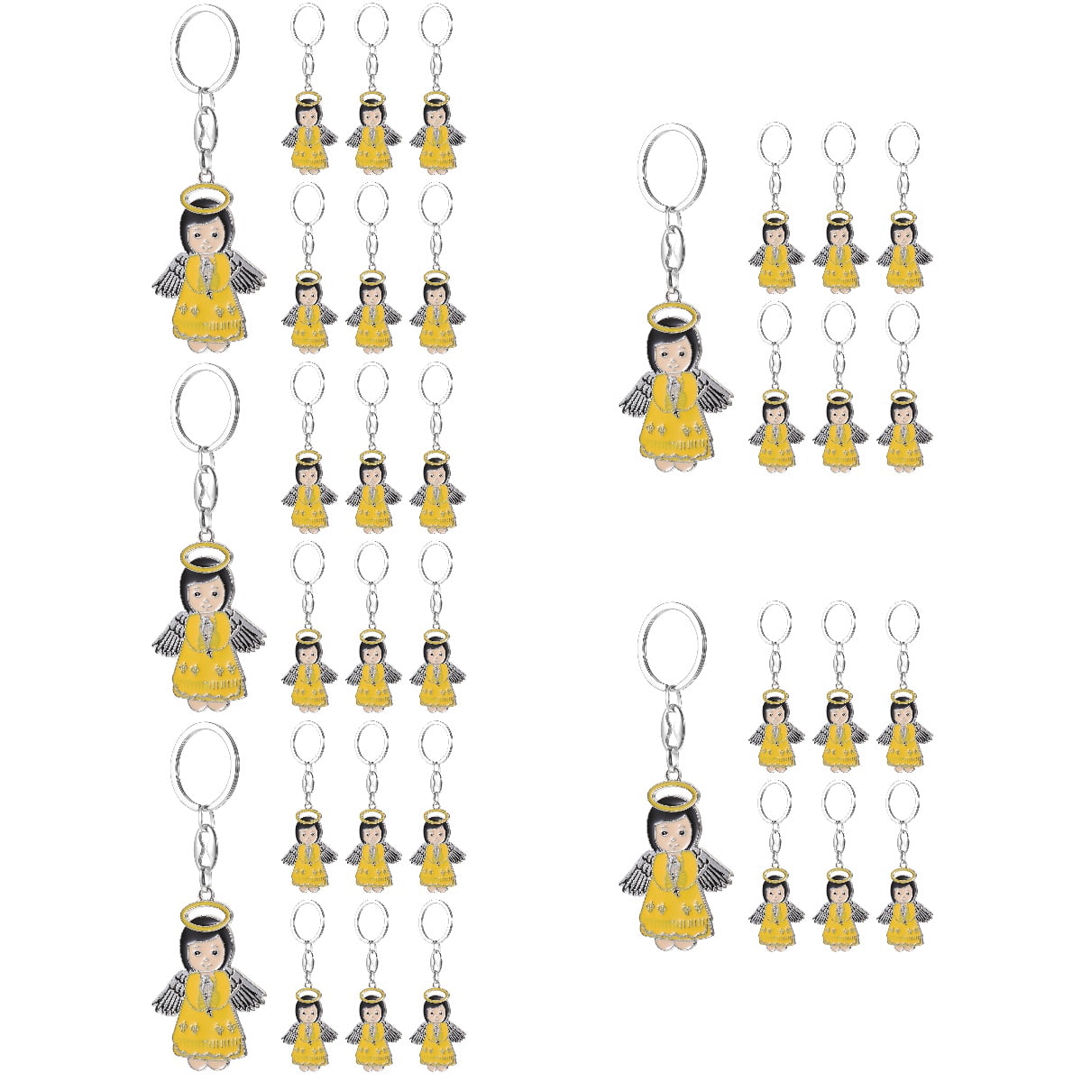 MLINS 5 Count Travel Accessories Erasers Angel Keychain Miss