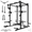 BLACK PRO, variant on Eonfit E3 Smith Machine with 3D Rotating Arm for Home Gym Equipment, Multi-Function Power Cage Squat Rack with Cable Crossover LAT Pulldown Pulley System All in One (E3 BLK PRO)
