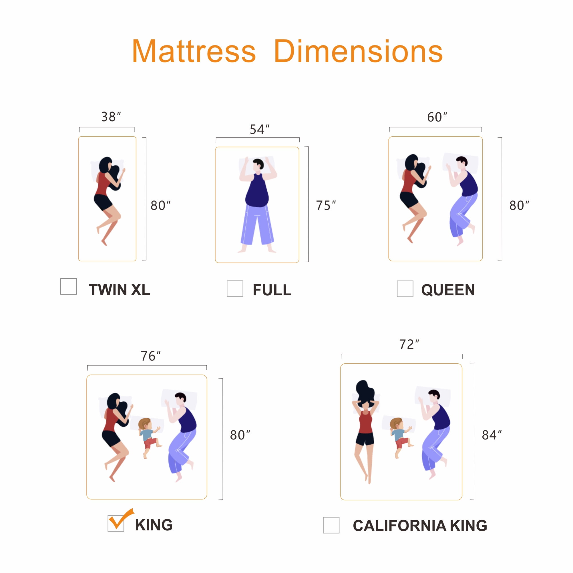 ESHINE King 14 inch Mattress, Green Tea Cooling Gel Memory Foam, Ergonomic Design for Pressure Relief, Medium Soft, Black