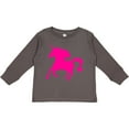 thumbnail image 3 of Inktastic Pink Unicorn Boys or Girls Long Sleeve Toddler T-Shirt, 3 of 5