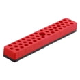 thumbnail image 2 of Soporte para puntas hexagonales de 1/4" (7 x 1,2 pulgadas) para taladros y fresadoras. Accesorio robusto y versátil con base de 43 ranuras. Rojo, 2 of 8