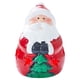 thumbnail image 1 of pstuiky Figuras navideñas de cerámica, muñeco de nieve anciano, pequeños regalos, adornos, decoraciones navideñas, colgantes navideños, 1 of 6