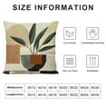 thumbnail image 5 of FUMJ  Boho Abstract Sunset Plant Olive Leaves Decorative Throw Pillow Covers Bohemian Geometry Line Pillowcase Decoration, Minimalist Modern Art Aesthetic Cushion Case Home Decor, 5 of 5