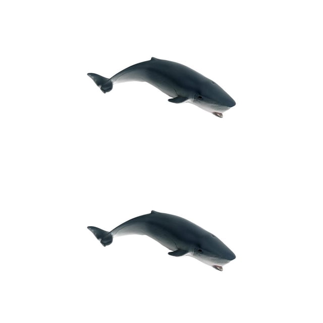 Vogacara Figures Animals Shark Sea Life Toys Educational Marine for Kids 2piezas Cachalote F