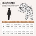 thumbnail image 4 of Fuzoiu Retro Rooster Print Women's Long-Sleeved Pajama,Lounge Button Down Nightwear,Womens Notch Collar Pajama Set-Medium, 4 of 7