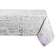 thumbnail image 2 of DII 60x104" Modern Cotton Christmas Collage Tablecloth in Silver, 2 of 5