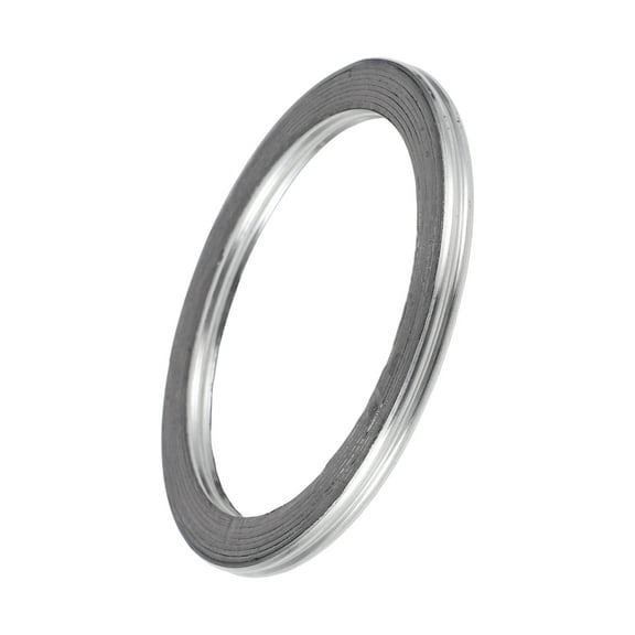 ID 62mm Exhaust Manifold Gasket Prevent Leak Noise Exhaust Donut Gasket Muffler Ring Exhaust Flange Gasket for Car SUV Truck Graphite Stainless Steel