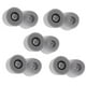 thumbnail image 4 of 20 piezas de espuma viscoelástica con cancelación de ruido de 4,, puntas para auriculares, color gris medio y rojo, 4 of 9