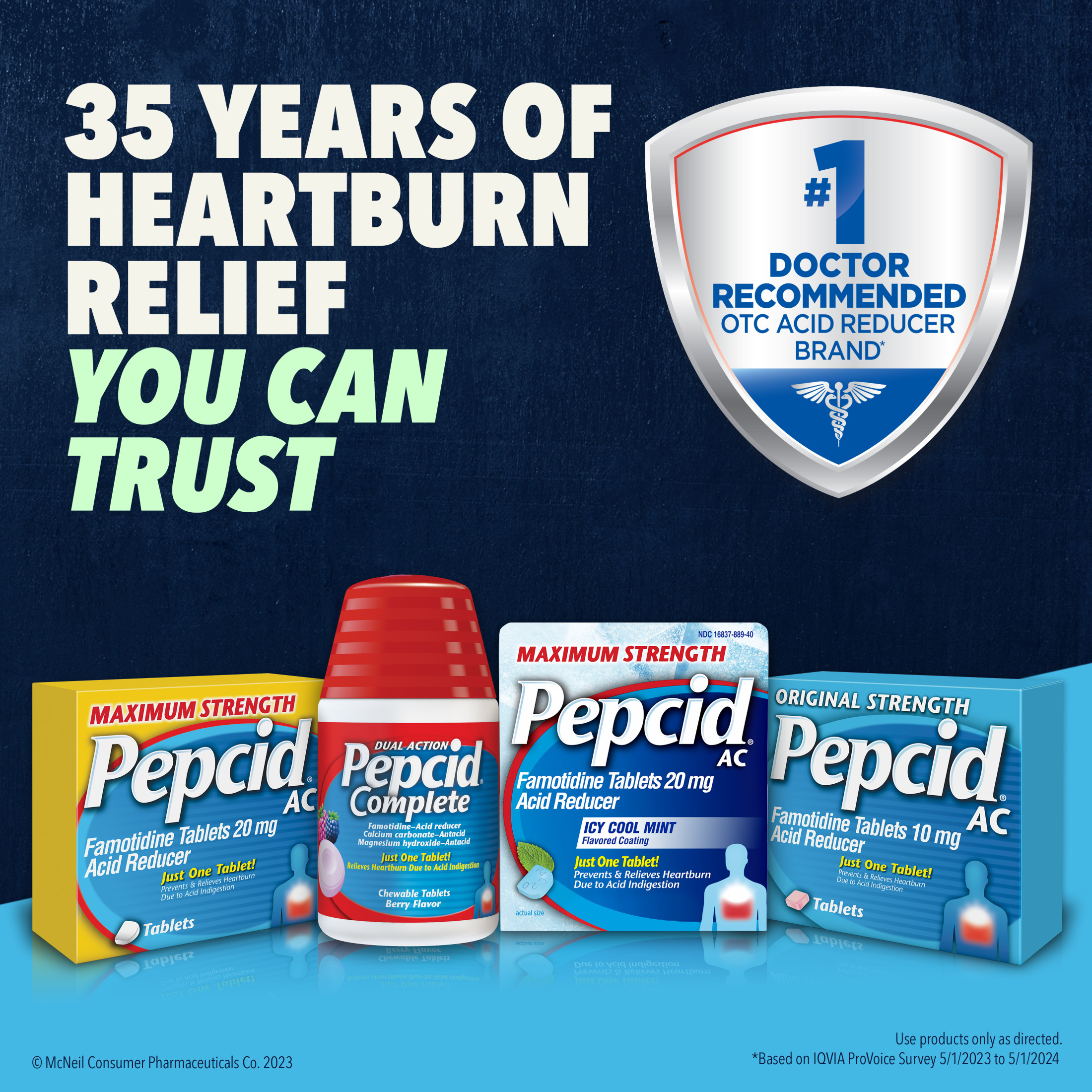 Pepcid AC Original Strength for Heartburn Prevention & Relief, 30 Ct - image 5 of 11