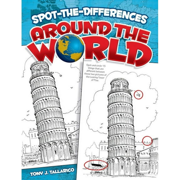 Dover Kids Activity Books: Spot-the-Differences Around the World (Paperback)