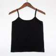 thumbnail image 2 of Sngxgn Basic Women's Tank Top Ladies V-Neck Camisole Loose Sleeveless Blouse Tank Shirt(Black,One Size), 2 of 5
