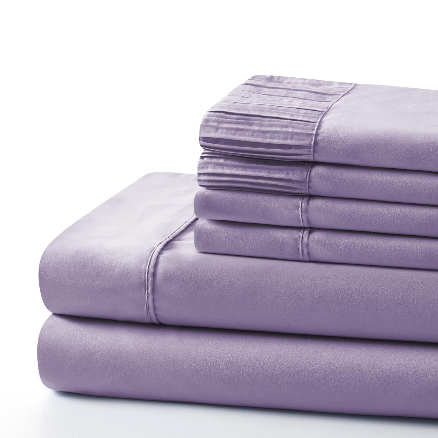 Literie Marina Décoration en rayonne de bambou ultra douce et soyeuse, toutes saisons, couleur violet