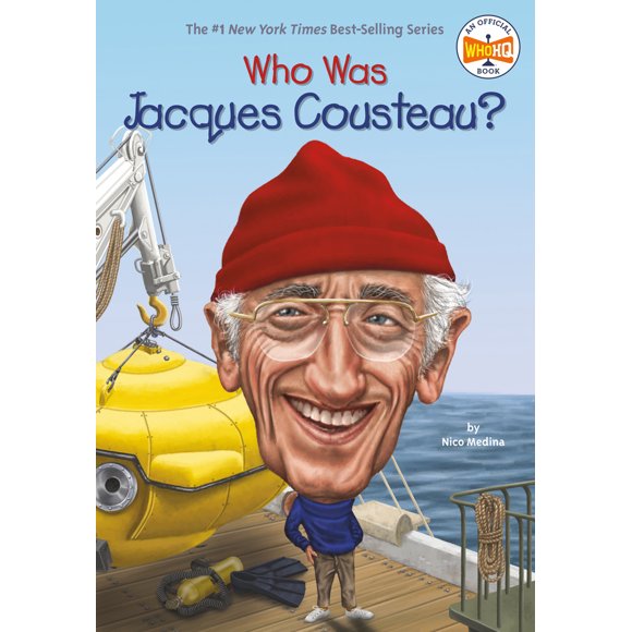 Pre-Owned Who Was Jacques Cousteau? (Paperback) 0448482347 9780448482347