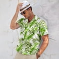 thumbnail image 5 of HAOMEILI Men's Hawaiian Shirt Short Sleeve Floral Button Down Shirts Tropical Holiday Beach Shirts, 5 of 7