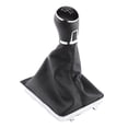 thumbnail image 1 of TKSE Perilla De Cambio De Marchas, Kit De Bota De Polaina De Palanca De Cambios De Coche De 5 Velocidades Para Passat B7 2011-2015, 1 of 5