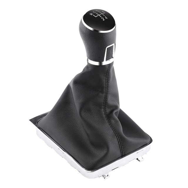 TKSE Perilla De Cambio De Marchas, Kit De Bota De Polaina De Palanca De Cambios De Coche De 5 Velocidades Para Passat B7 2011-2015