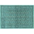 thumbnail image 1 of Ahgly Company Indoor Rectangle Persian Light Blue Traditional Area Rugs, 2' x 5', 1 of 4