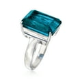 thumbnail image 3 of Ross-Simons 12.00 Carat London Blue Topaz Ring in Sterling Silver, Women's, Adult, 3 of 6