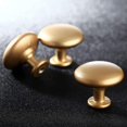 thumbnail image 5 of Manija del gabinete de cocina de oro de 2 piezas Perilla redonda para muebles Manija del gabinete de cocina de oro mate Manija de la puerta de la cocina Perilla del cajón de la vendimia de 30mm para, 5 of 5