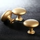 thumbnail image 5 of 2 manijas doradas para gabinete de cocina, perillas redondas para muebles, manijas para gabinetes de cocina de oro mate, perillas para puertas de cocina, perillas para cajones vintage de 30 mm para, 5 of 5