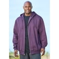 thumbnail image 2 of Kingsize Men's Big & Tall Fleece Zip-front Hoodie Jacket, 2 of 6