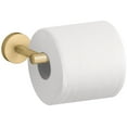 thumbnail image 3 of Kohler K-27292 Elate Wall Mounted Euro Toilet Paper Holder - Vibrant Brushed Moderne Brass, 3 of 5