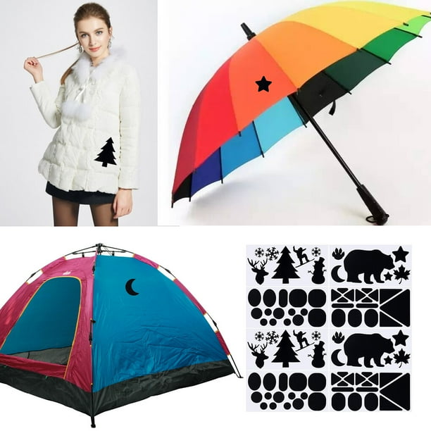 Patchs De Réparation En Nylon - 80 Pièces, Différentes Tailles - Pour Doudoune, Tente, Vêtements Outdoor