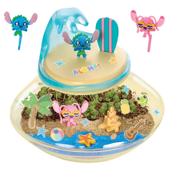 Disney Stitch & Angel Terrarium Plant 'N Play STEAM Kit for Kids Ages 4 