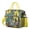 Yellow-6, variant on Dynamic Spots Design Thermal Lunch Bag - Leakproof Cooler Tote with Multi-Pocket & Shoulder Strap