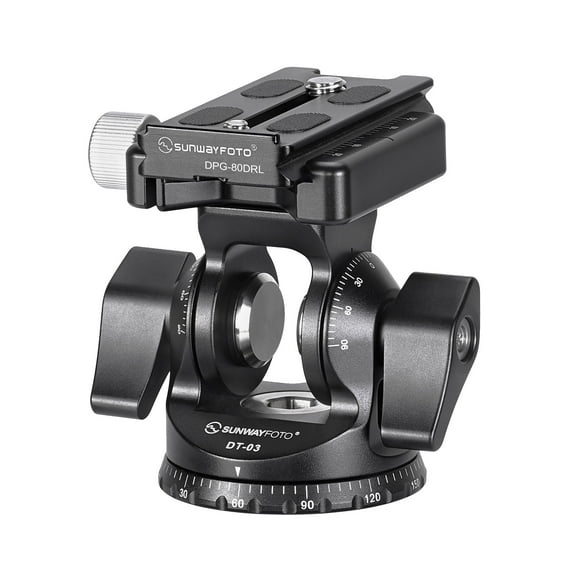 SUNWAYFOTO DT-03S Tilt Head for Monopod and Tripod 33lbs(30KG) Load Capacity