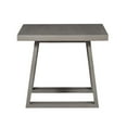 thumbnail image 6 of Unique Furniture May 24x24" Farmhouse Wood End Table in Gray, 6 of 7
