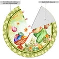 thumbnail image 2 of Easter Colorful Eggs Christmas Tree Skirt 36" for Xmas Halloween New Year Holiday Party Home Tree Mat Decor Ornaments Decoration, 2 of 6