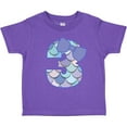 thumbnail image 3 of Inktastic 3rd Birthday Mermaid 3 Year Old Girl Girls Toddler T-Shirt, 3 of 5