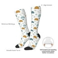 thumbnail image 4 of Sigee Cute Doodle Turtles for Socks for Men Women Socks Stocking Compression Socks, 4 of 6