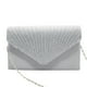 thumbnail image 1 of Sonducket Bolso tipo sobre para mujer, con broche Rectangular, diamantes de imitación, elegante, a la moda, para fiesta de negocios, bolso Bolsas de mensajero y de hombro Plata, 1 of 6