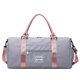 thumbnail image 2 of Bolsa De Viaje Bolsa de viaje de gran capacidad de moda con compartimento para zapatos de bolsillo húmedo y seco (gris) Likrtyny Para Estrenar, 2 of 9