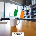thumbnail image 4 of G128 50 Pack Handheld Ireland Irish Stick Flags | 4x6 In | Printed 150D Polyester, Country Flag, Solid Plastic Stick, Spear White Tip, 4 of 10