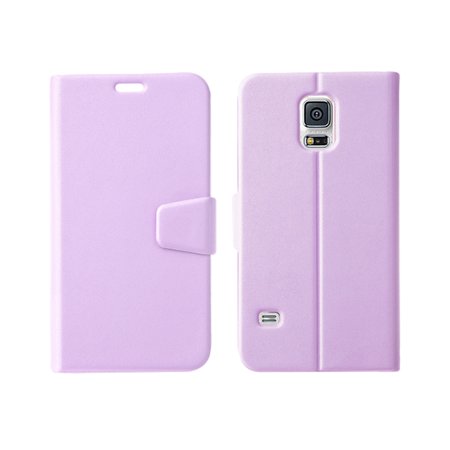 [Nodea] Lavender Hanton Diary Series Samsung Galaxy S5 Wallet Case; Best Design with Coolest Premium [PU/Faux Leather] with Stand Feature and Magnetic (Best Intro Credit Card Deals)