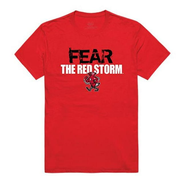 W Republic Apparel 518-152-R58-04 St. Johns University Fear Tee for Men, Red - Extra Large