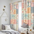 thumbnail image 5 of Pioneer Flower Floral Print Pattern Teens Curtains,Teens Insulated Curtains Set Of 2,Bedroom Essentials,Toddler Room Decor 52"x84", 5 of 5