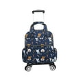 thumbnail image 6 of freneci Duffle with Wheels Clothing Waterproof with 2 Wheel Rolling Luggage Oxford Cloth Deer, 6 of 8
