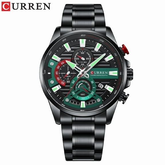 Curren Carian 8415 Men's Watch Calendar Popular Men's Watch Business Steel Belt Waterproof Quartz Watch