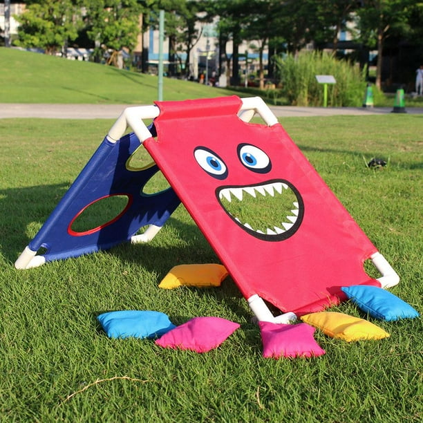 Higoodz Bean Bag Game Board,Portable Bean Bag Toss Cornhole Game Board