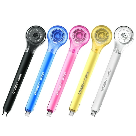 5Pcs Portable White Out Correction Tape Pen Set
