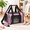 Pink-20.0"L x 13.0"W x 13.0"H, variant on Pet Carrier For Small Medium Cats Dogs Puppies Up To 15 Lbs Airline Approved Dog Soft Sided Collapsible Travel Puppy - Green (pac