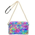 thumbnail image 2 of FORMRS Women Crossbody Purse with Chain Strap Vegan Leather Shoulder Handbag, Vibrant Geometric Pattern, 2 of 7