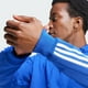 thumbnail image 3 of Sudadera con capucha adidas Essentials de forro polar para hombre, 3 rayas, azul XXS, 3 of 6